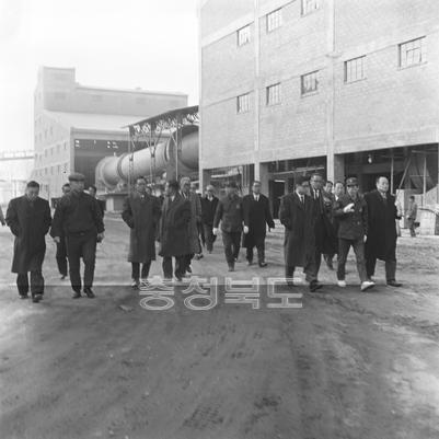 역대시장,군수초청 산업시찰 의 사진