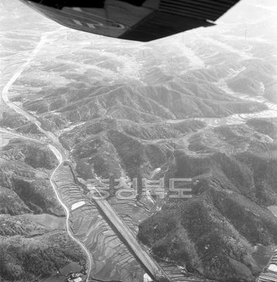 경부고속도로 공사장 항공촬영 의 사진