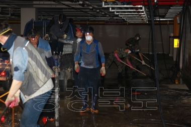 신영지웰홈스아파트 피해현장 점검 의 사진