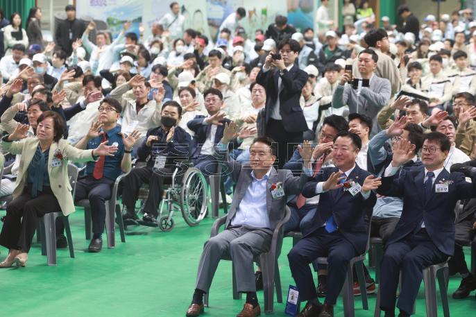 제18회 충북장애인도민체전 개회식 의 사진