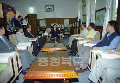 충북대학교병원 현안 사업 대책 회의 의 사진