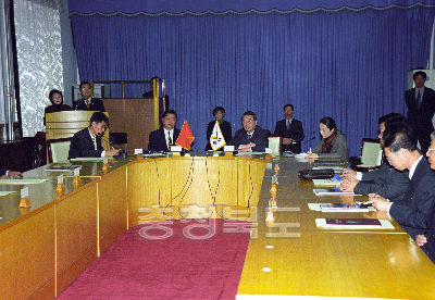 중국 흑룡강성 의회 부의장 일행 내방 사진