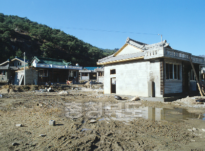 주택수해 복구 의 사진