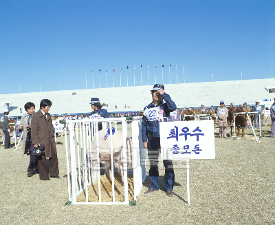 축산 진흥대회 시상식 의 사진