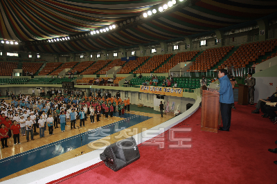 청주시 재래시장 상인 한마음 체육대회 의 사진