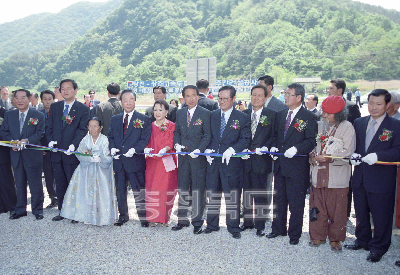 한국비림박물관개관식 사진