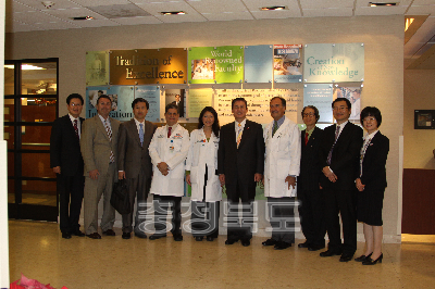 미국 마이애미 대학병원 방문 의 사진