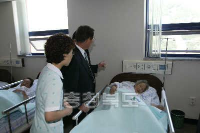 단양노인전문병원 방문 의 사진