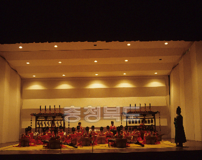 난계국악단 연주 사진