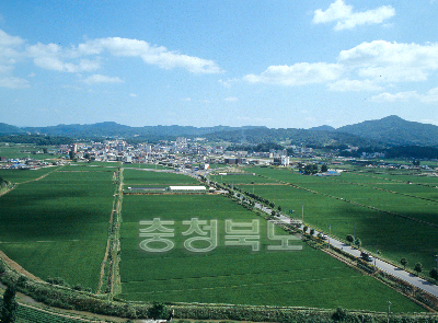 진천읍 전경 사진