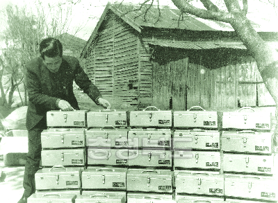 시군 배부용 간이토양검정기 1960년대 농촌진흥원 사진