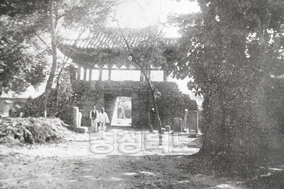 청풍남문(제천시)1932 사진