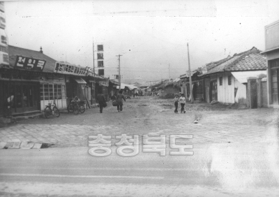 음성읍 시장통 60년대 사진