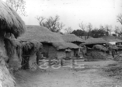 청원군 오창면 송대마을 1972 사진