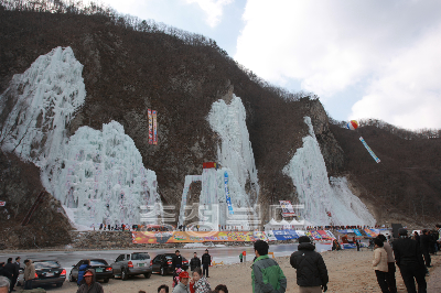 전국 빙벽등반 경기대회 의 사진