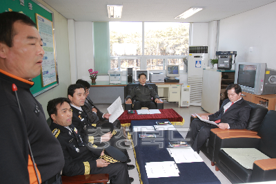 행정안전부장관 내수119안전센터방문 의 사진