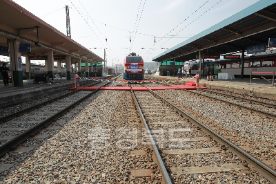 중앙선 제천-도담 복선전철 개통식 의 사진