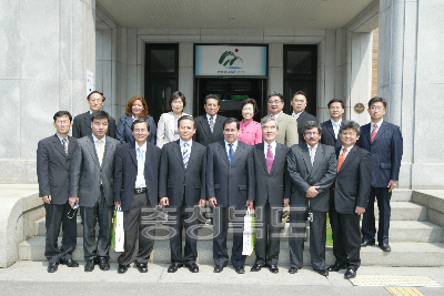 남미페루 국회의원 충북도 방문 기념사진 의 사진