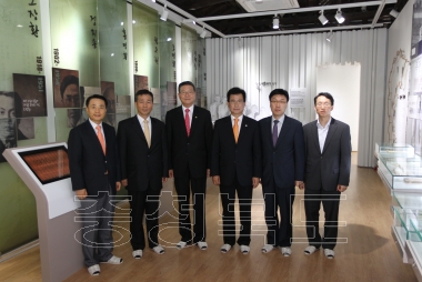 주요기관장 충북문화관 관람 의 사진