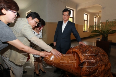 프엉 베트남 홈쇼핑 대표자 등 접견 의 사진
