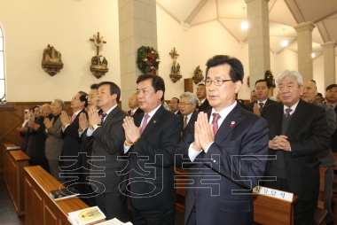 천주교 청주교구 신년교례회 의 사진
