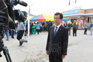 충북 이동식 농업종합병원 개소식 의 사진