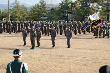 제37보병사단장 이.취임식 사진