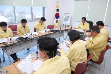 신종 코로나 바이러스 대응 대책회의 사진