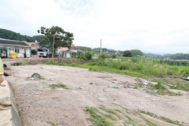 집중호우 피해지역 점검 사진