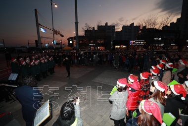 충북도민화합 성탄트리 점등식 의 사진