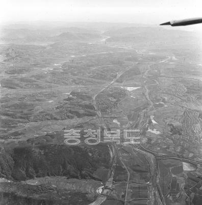 경부고속도로 공사장 항공촬영 의 사진