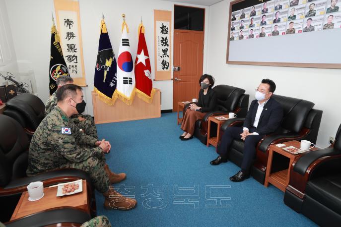 행정부지사 추석맞이 군부대 방문 및 직원격려 의 사진
