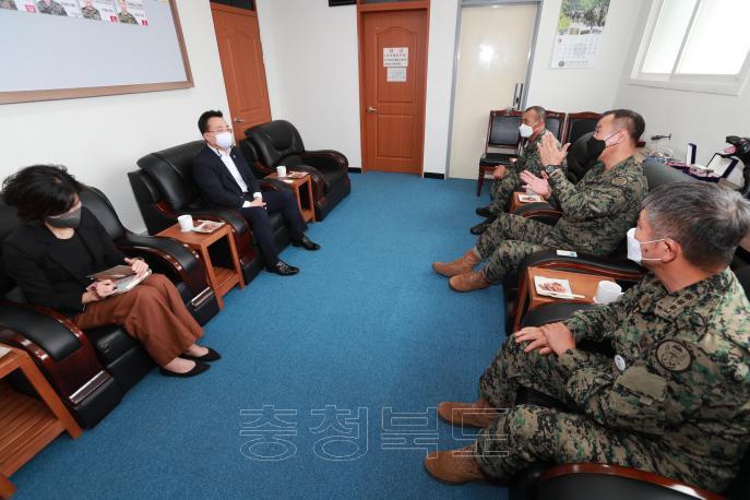 행정부지사 추석맞이 군부대 방문 및 직원격려 의 사진