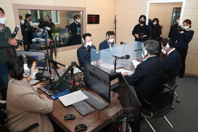 옥천FM공동체라디오방송 개국행사 의 사진