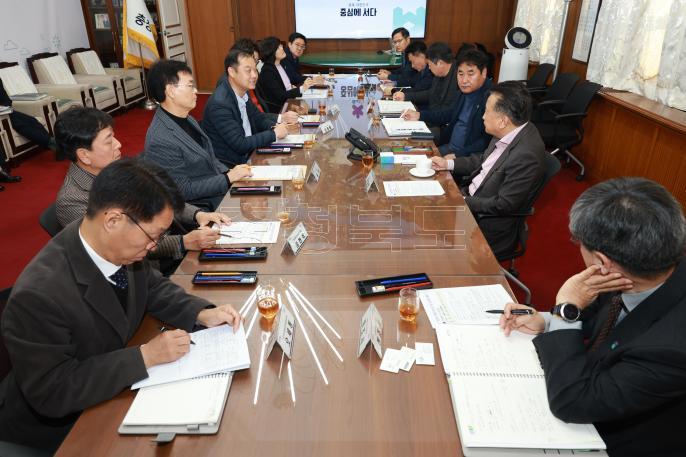 못난이김치 사업단 점검회의 의 사진