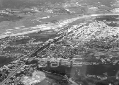 수해지역 항공사진 의 사진