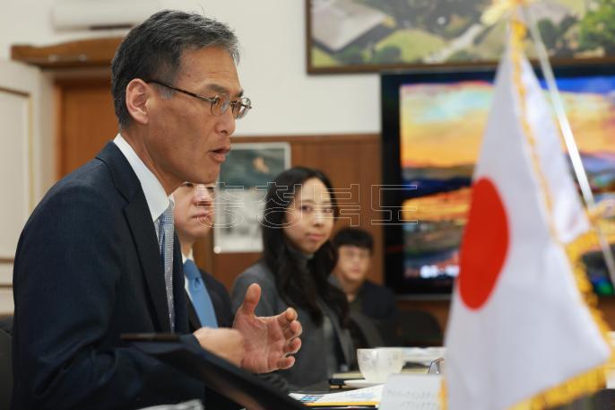 일본 쇼난 아이파크 CEO 접견 의 사진