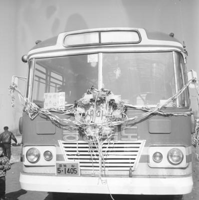 청주 시내버스 개통식 의 사진
