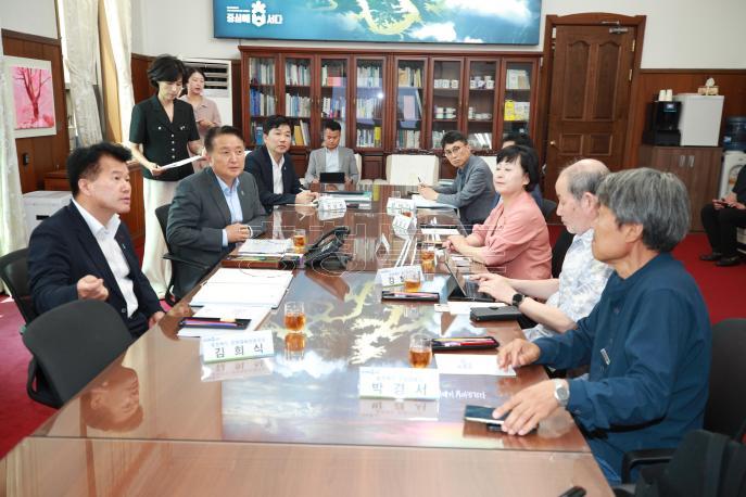 구청풍교 업사이클링 활용 전문가 간담회 사진