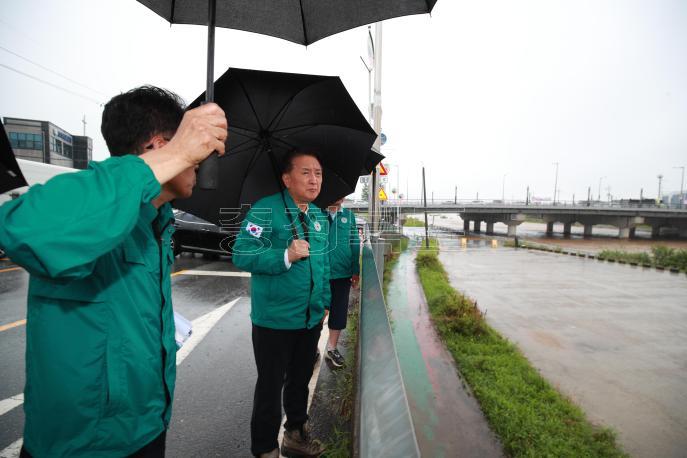호우 대비 현장점검 사진