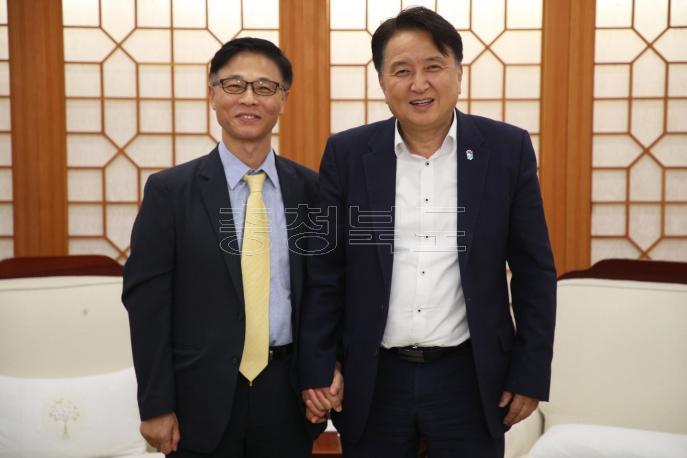 20240919 - 한국과학기술기획평가원 원장 접견(섬기는방 도지사) 사진