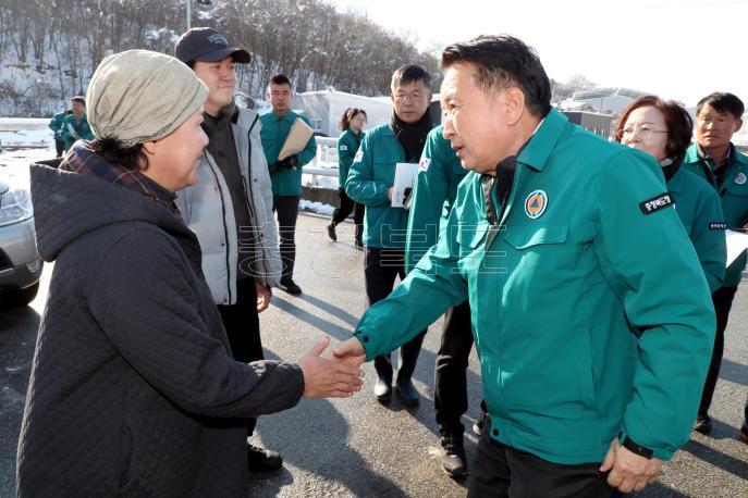 20241129 - 대설에 따른 피해 현장 점검(음성군 일원 도지사) 사진