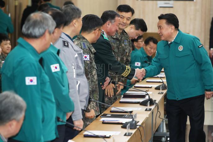 20250306 - 충청북도 지방통합방위회의(대회의실 도지사) 사진