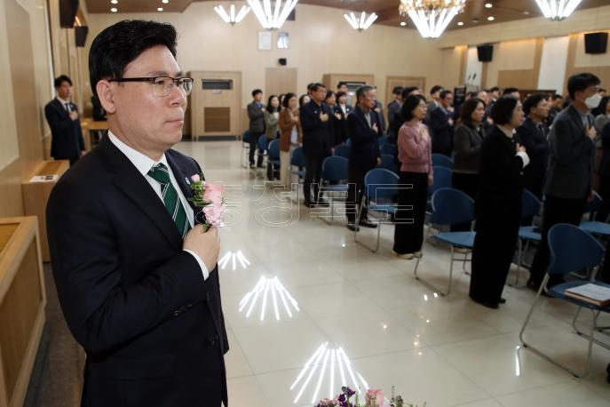 20250307 - 제42대 이동옥 충청북도행정부지사 취임식(대회의실 행부) 사진