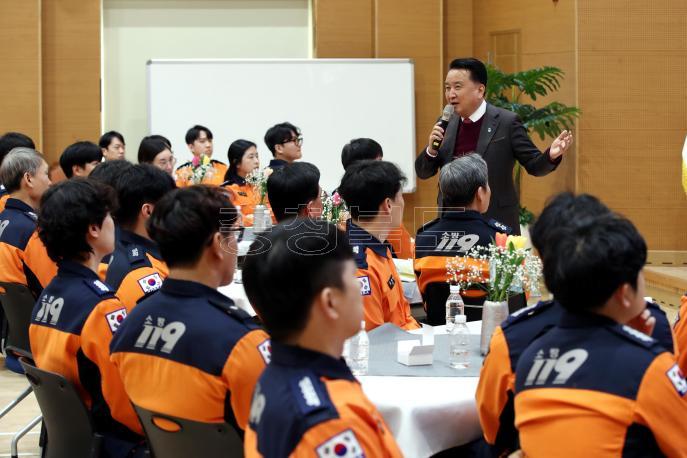 20250320 - 청주권 소방공무원 특강(청주서부소방서 도지사) 사진