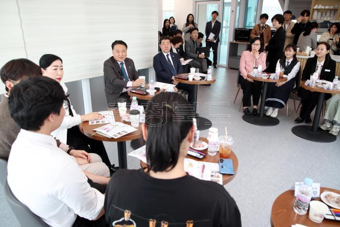 20250331 - 행복돌봄센터 현장방문 및 간담회(증평군 청소년문화의집 도지사) 사진