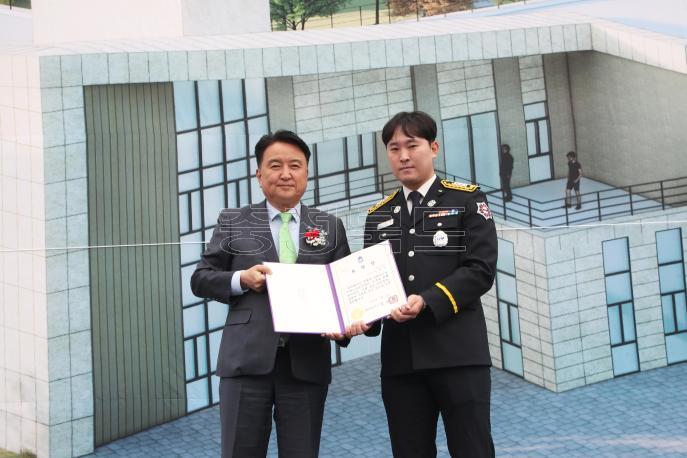 20250410 - 옥천소방서 이원119안전센터 개청식(옥천이원면 도지사) 의 사진