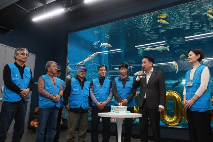 20251119 - 충북아쿠아리움 누적 관람객 50만명 돌파 기념행사(충북아쿠아리움) 의 사진