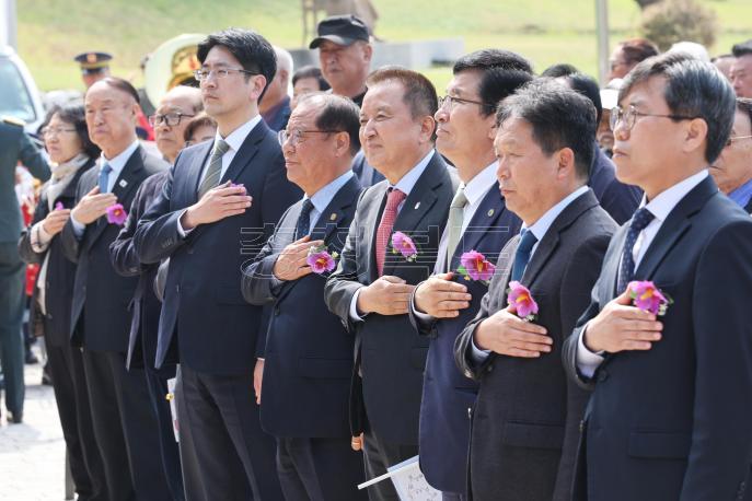 20260411 - 대한민국 임시정부 수립 기념식(청남대 도지사) 의 사진