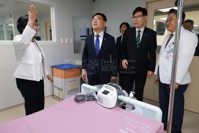 20260526 - 충북대병원 긴급대응중환자실 개소식(충북대병원, 권한대행) 의 사진